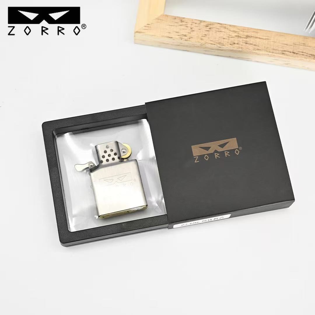 Lighter Insert Zippo - ZORRO 2026 new pure titanium lighter