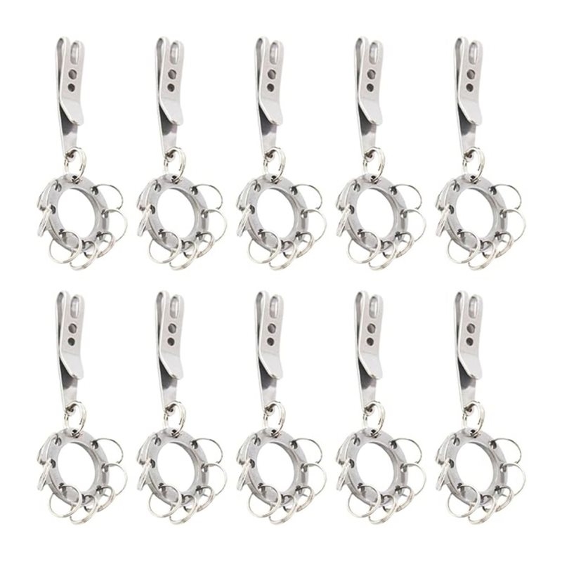 Edc Carry Belt - T22C Multi-Purpose Circle Belt Clip(10-Pack) For