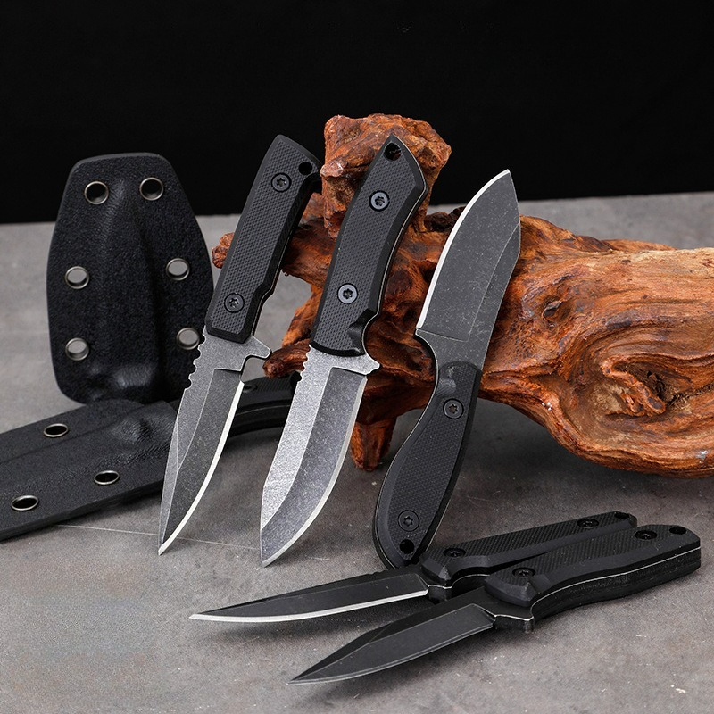 Edc Carry Fixed Blade Knife - 5CR15 Stainless Steel Small Fixed Blade
