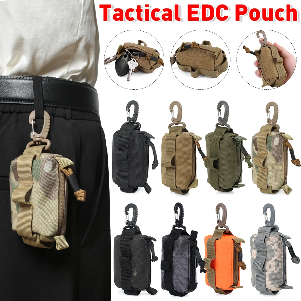 Edc Carry Case - Tactical EDC Pouch Zipper Key Card