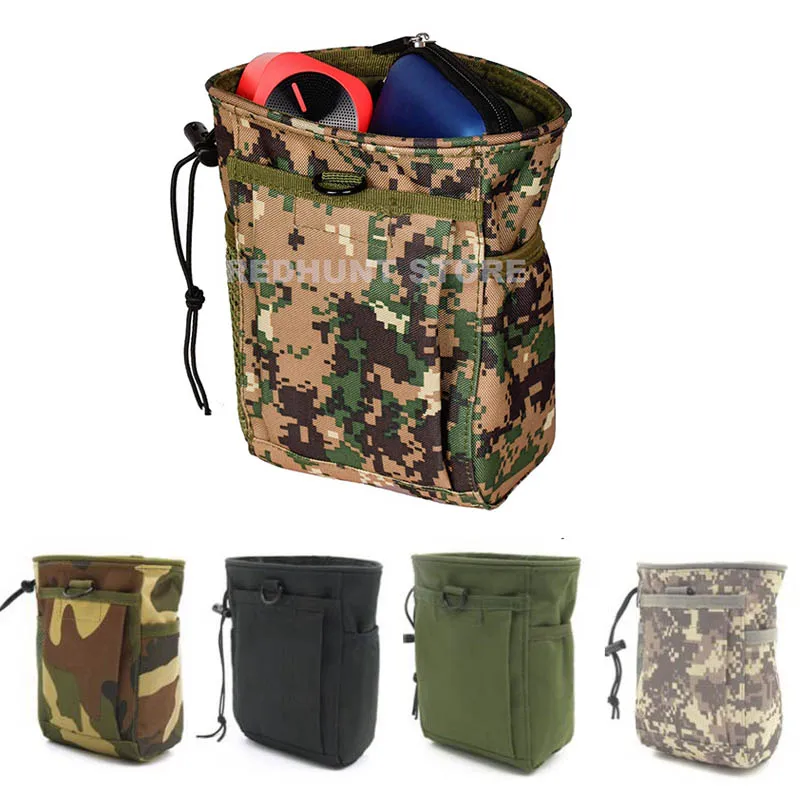 Edc Carry Case - Tactical Molle Drawstring Magazine Dump Pouch