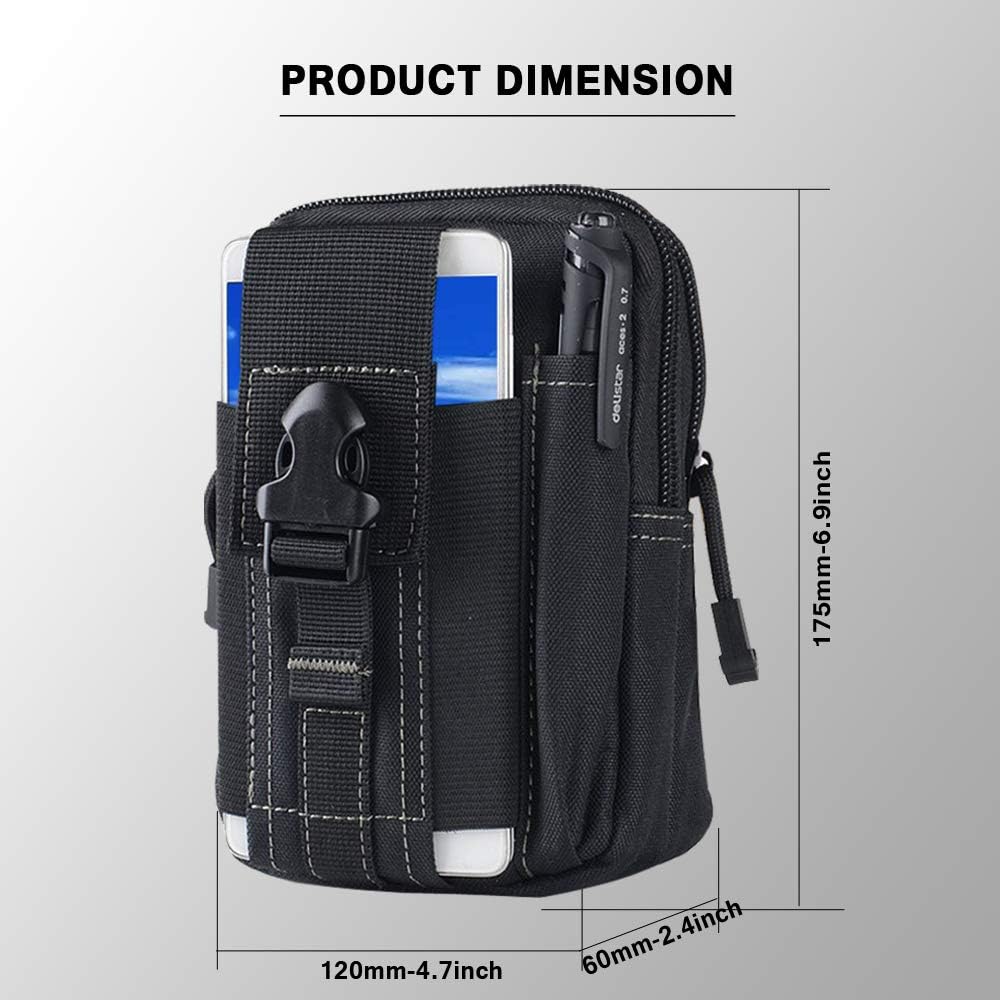 Tactical Molle Belt Pouch Mili - Edc Carry Belt recension och pris