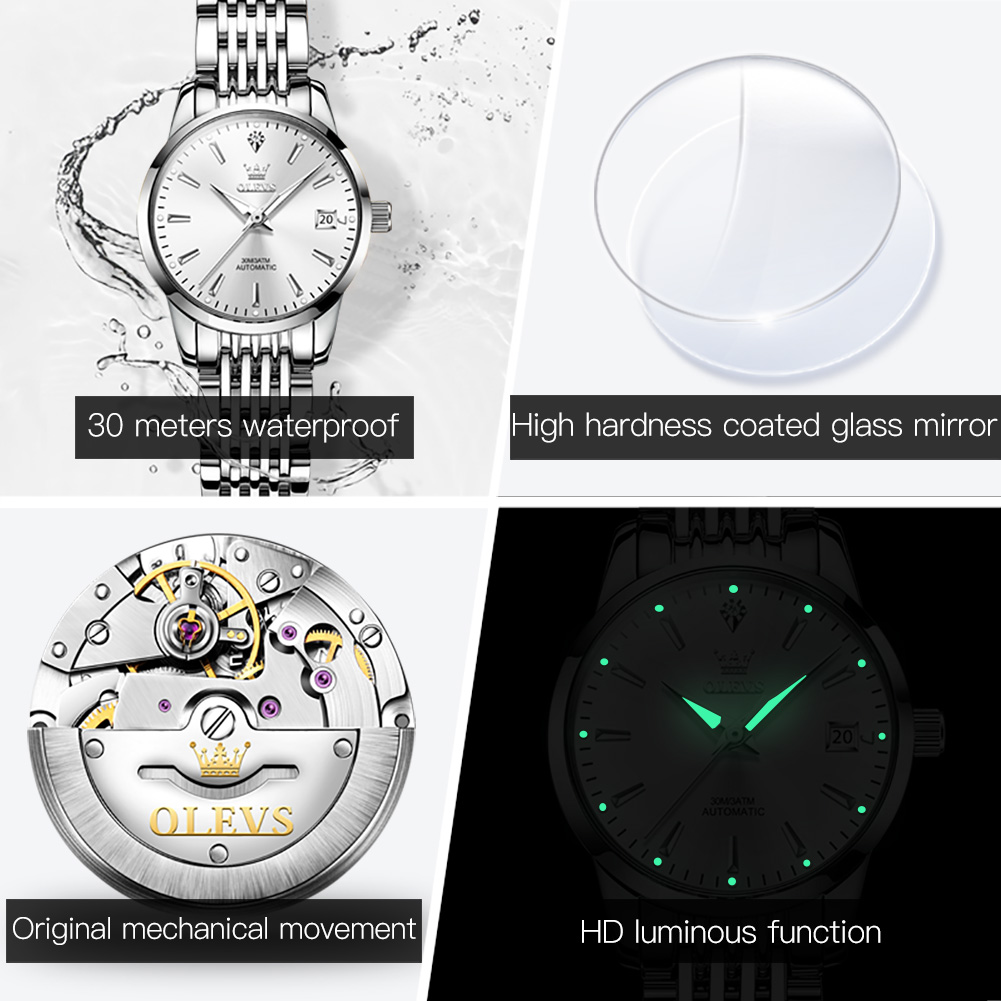 OLEVS 6635 Women's Mechanical  - Watch Winder Compact recension och pris