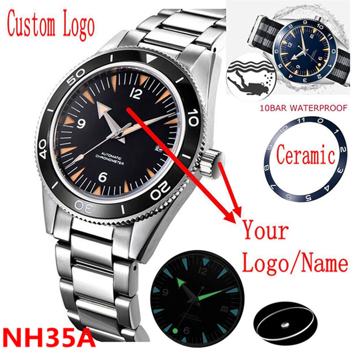 Custom Logo NH35 Movement Watc - Watch Winder Compact recension och pris