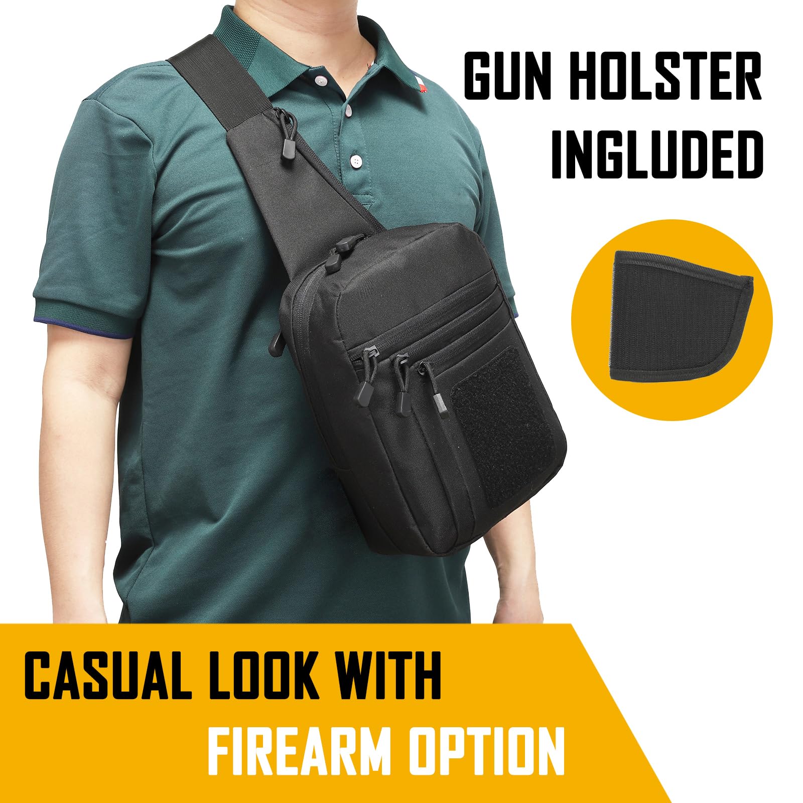 Concealed Carry Crossbody Bag  - Edc Concealed Carry Bag recension och pris