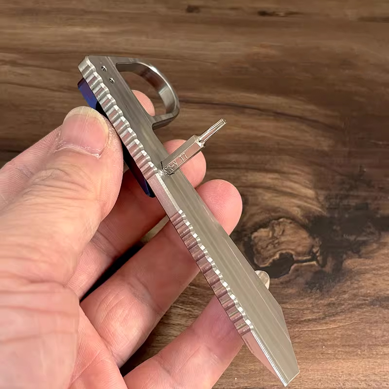 Outdoor Portable EDC Titanium  - Titanium Pry Bar recension och pris