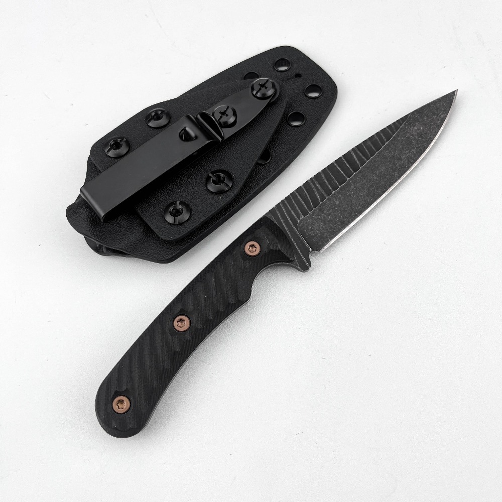 Full Tang Bushcraft Knife D2 B - Edc Carry Fixed Blade Knife recension och pris