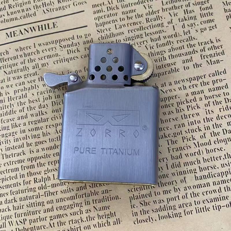 ZORRO 2026 new pure titanium l - Lighter Insert Zippo recension och pris