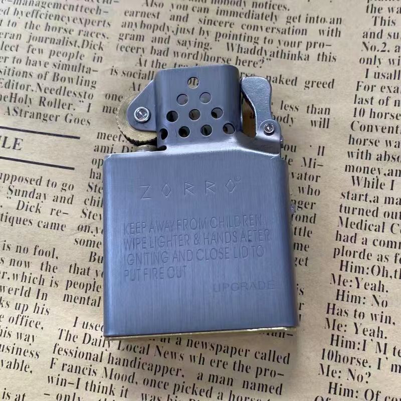 ZORRO 2026 new pure titanium l - Lighter Insert Zippo recension och pris