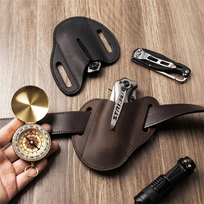Genuine Leather Case For Foldi - Edc Carry Belt recension och pris