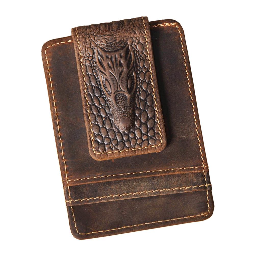 2020 Trend Real Leather Magnet - Money Clip Magnetic recension och pris