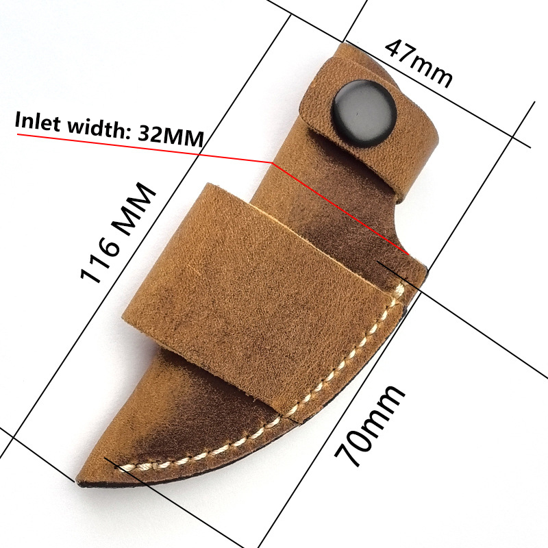 Durable Leather Knife Sheath w - Edc Carry Accessories recension och pris