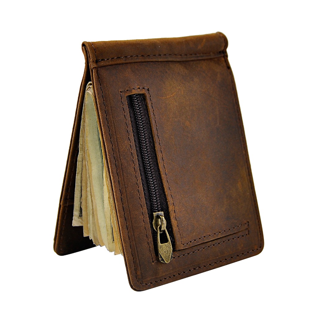 Quality Leather Men Magnetic M - Money Clip Magnetic recension och pris