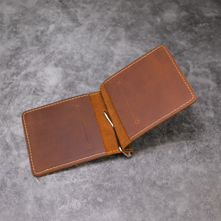 Handmade Genuine Leather Money - Money Clip Magnetic recension och pris