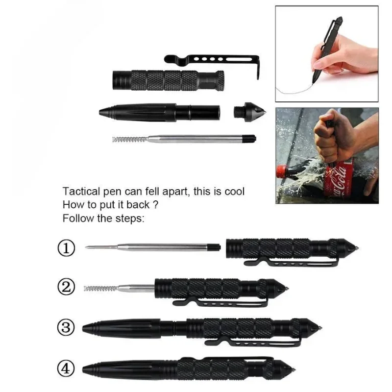 Multifunctional Tactical Pen S - Pen Tactical Glass recension och pris