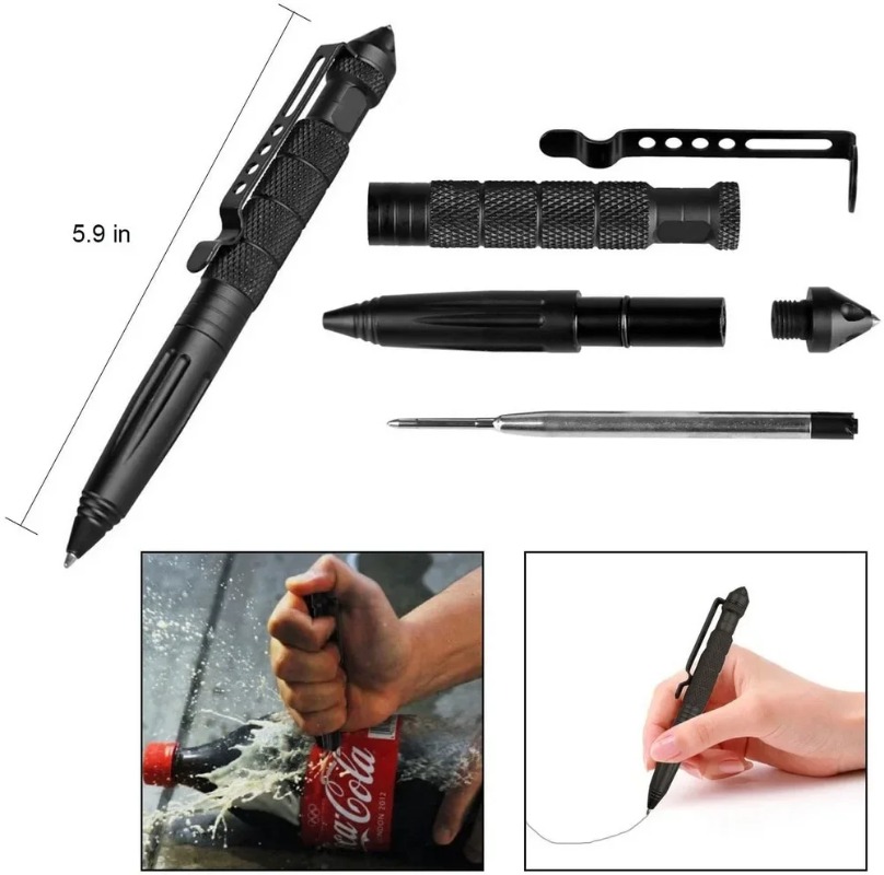 Military Tactical Pen Aluminum - Pen Tactical Glass recension och pris