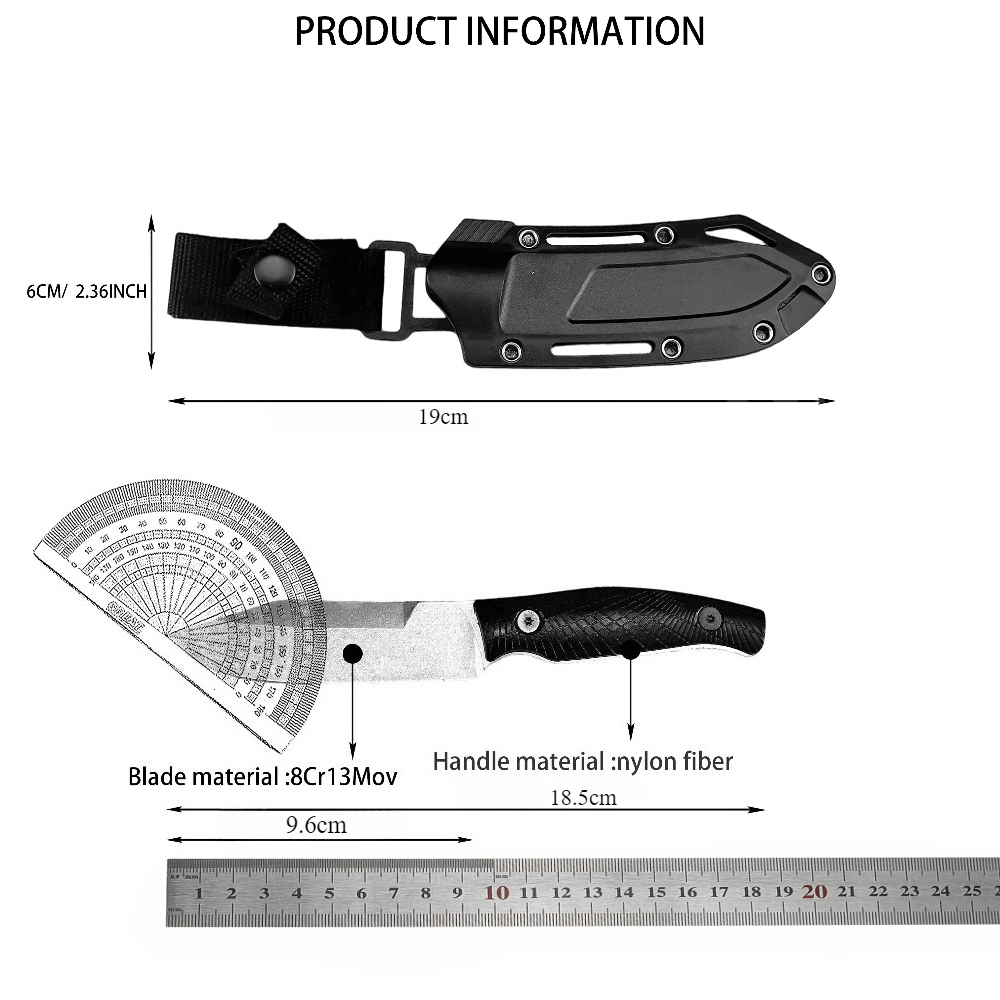 KS 1083 Black Small Straight K - Edc Carry Fixed Blade Knife recension och pris