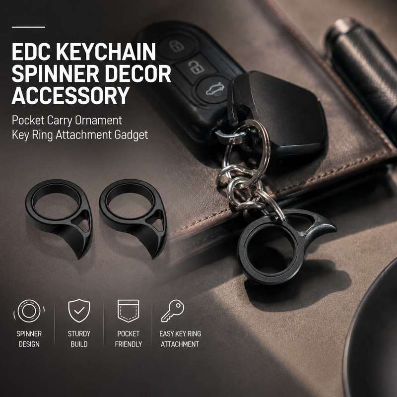 EDC Keychain Spinner Decor Acc - Edc Carry Accessories recension och pris