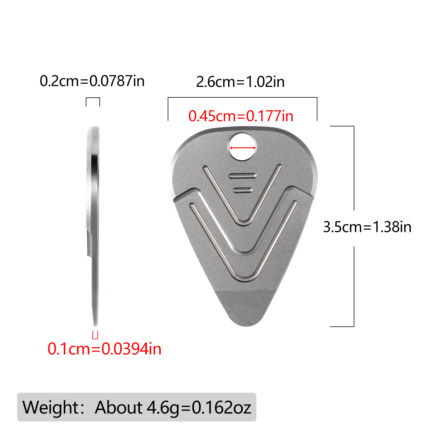 Portable Titanium EDC Pry Tool - Edc Carry Accessories recension och pris