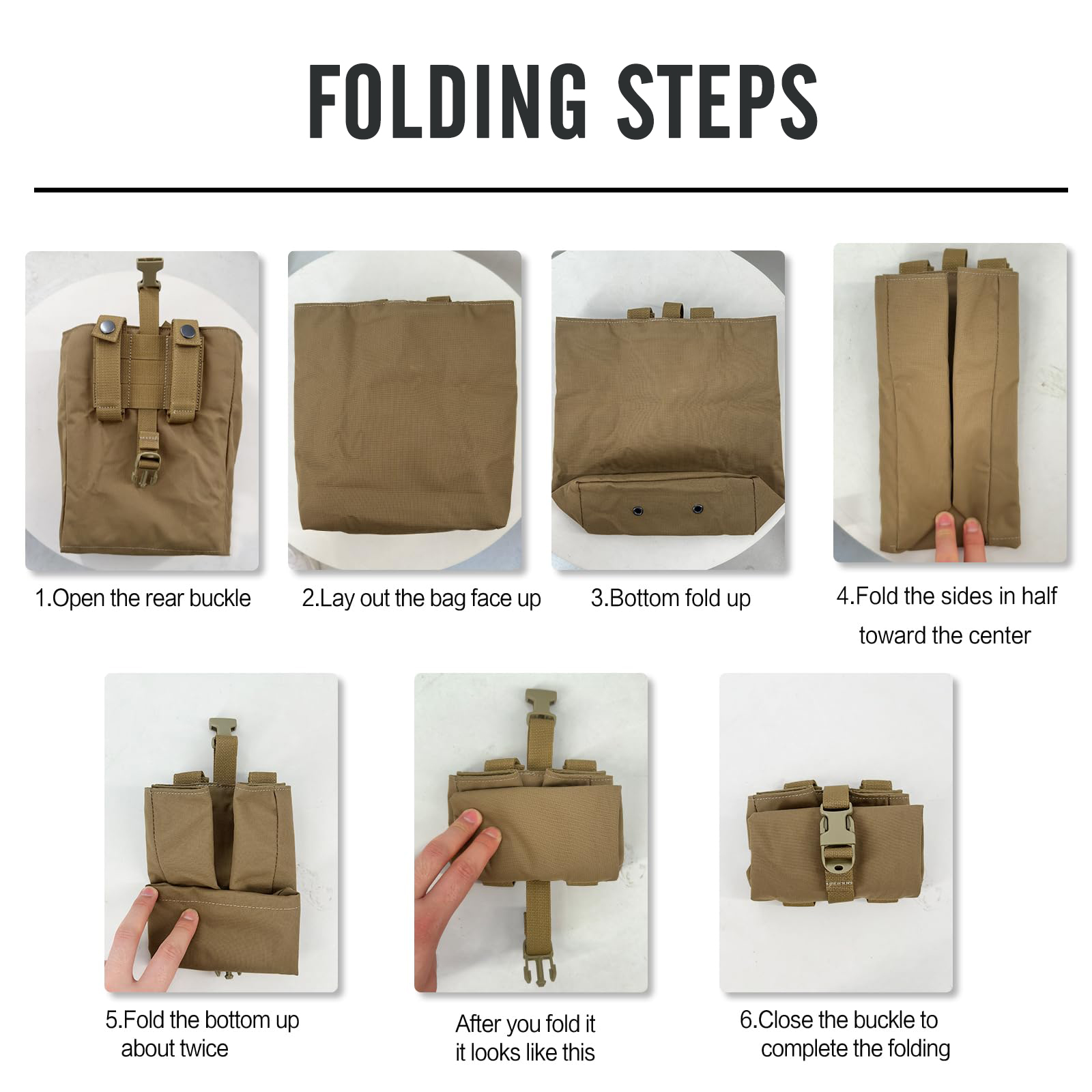 New Molle Folding Dump Drop Ma - Edc Carry Items recension och pris