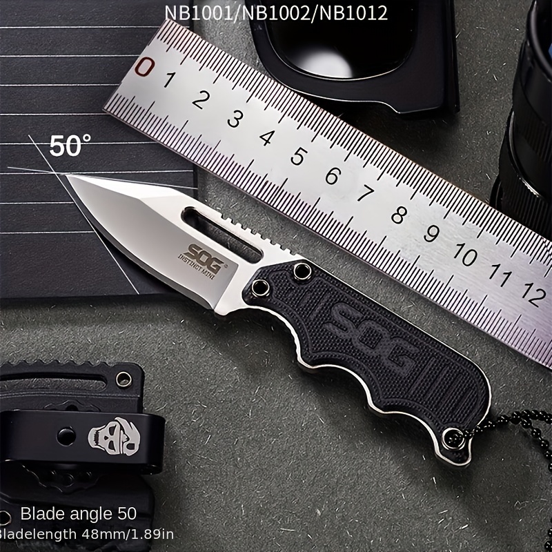 5CR15 stainless steel lightwei - Edc Fixed Blade Deep Carry recension och pris