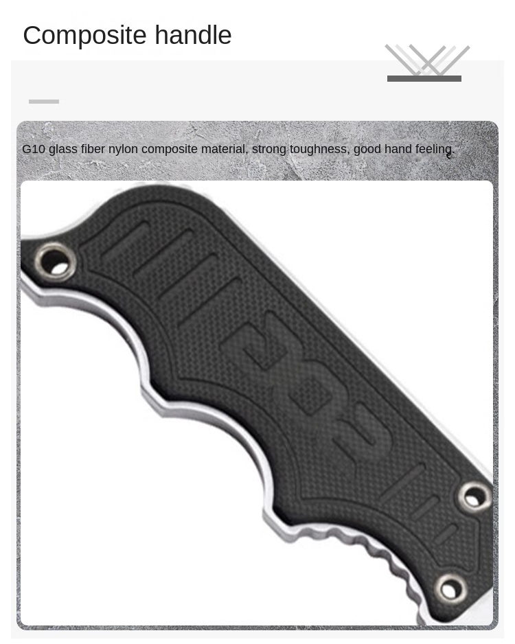 5CR15 stainless steel lightwei - Edc Fixed Blade Deep Carry recension och pris