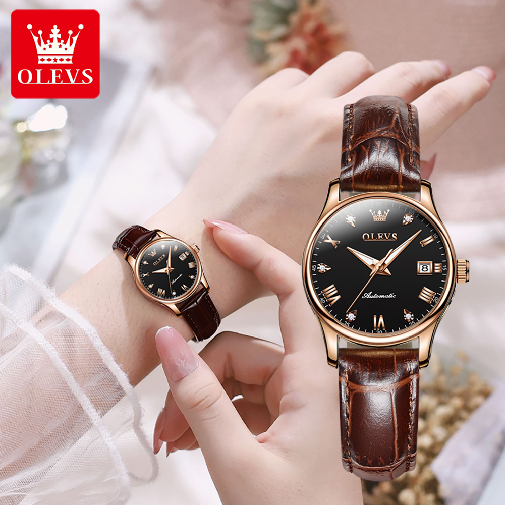 OLEVS 9932 Women's Watches Fas - Watch Winder Compact recension och pris