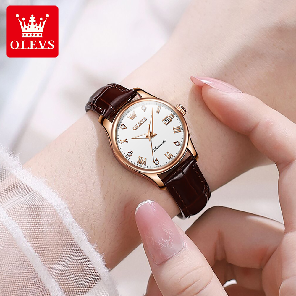 OLEVS 9932 Women's Watches Fas - Watch Winder Compact recension och pris