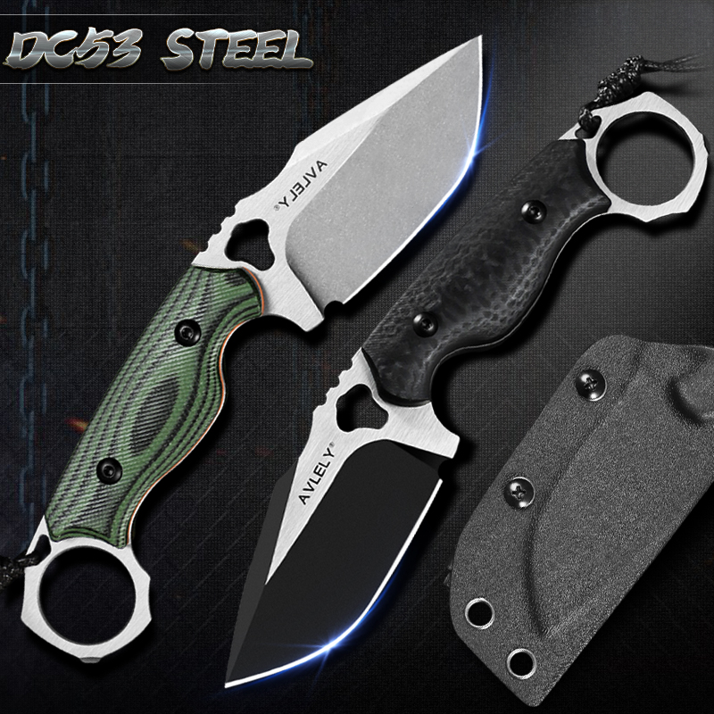 High-hardness DC53 steel strai - Edc Fixed Blade Deep Carry recension och pris