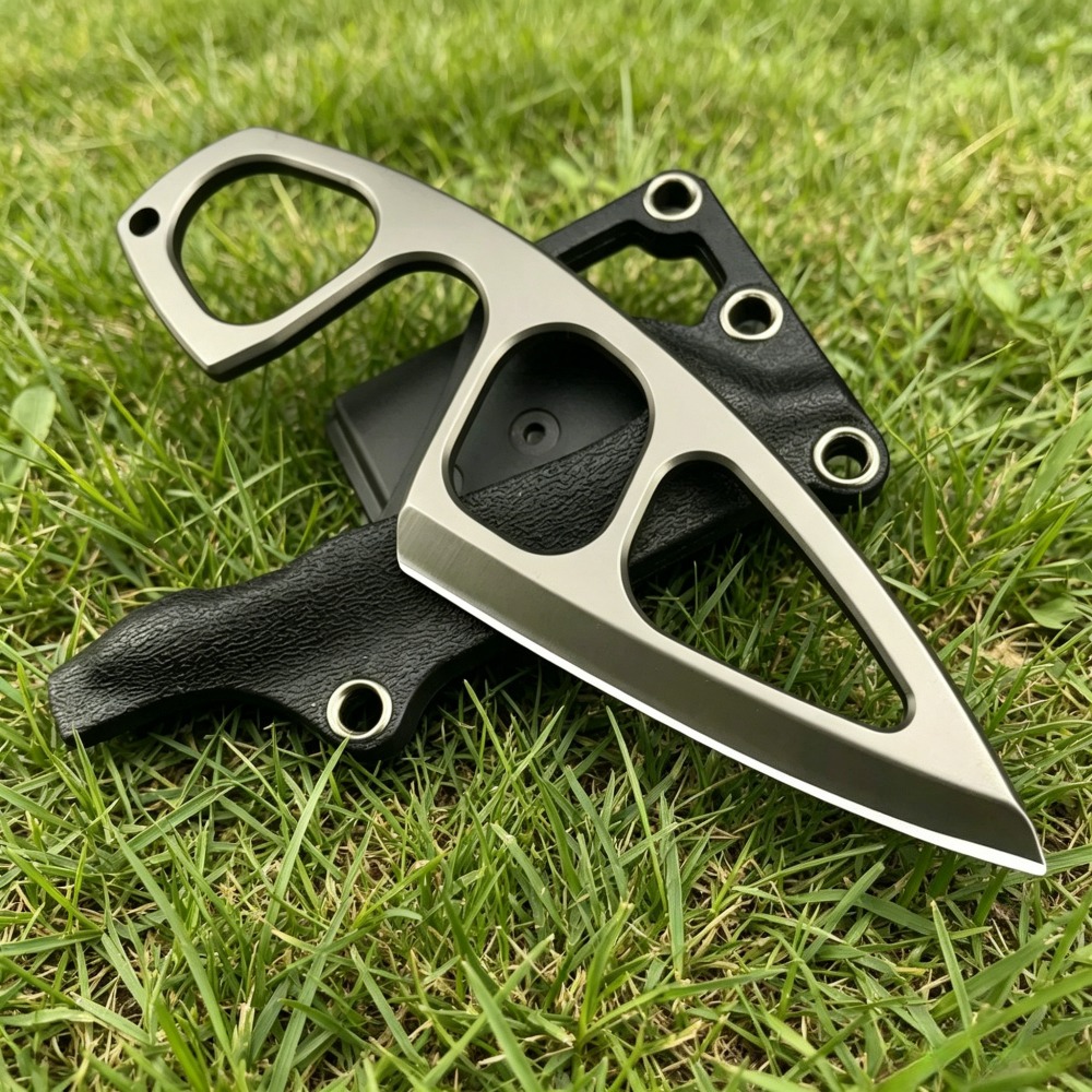 High Hardness Neck Knife 440C  - Edc Fixed Blade Deep Carry recension och pris