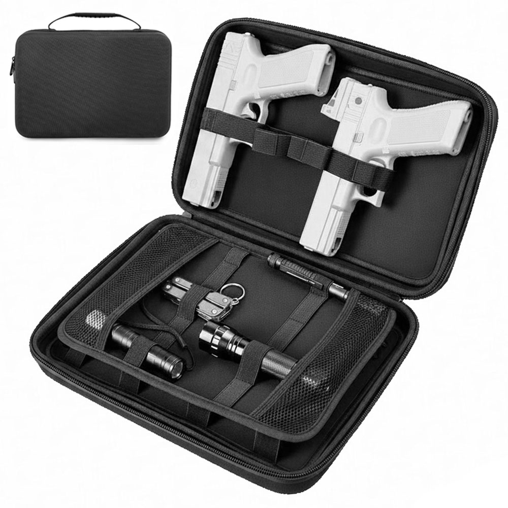 Tactical Pistol Gun Case Dual  - Edc Concealed Carry Bag recension och pris