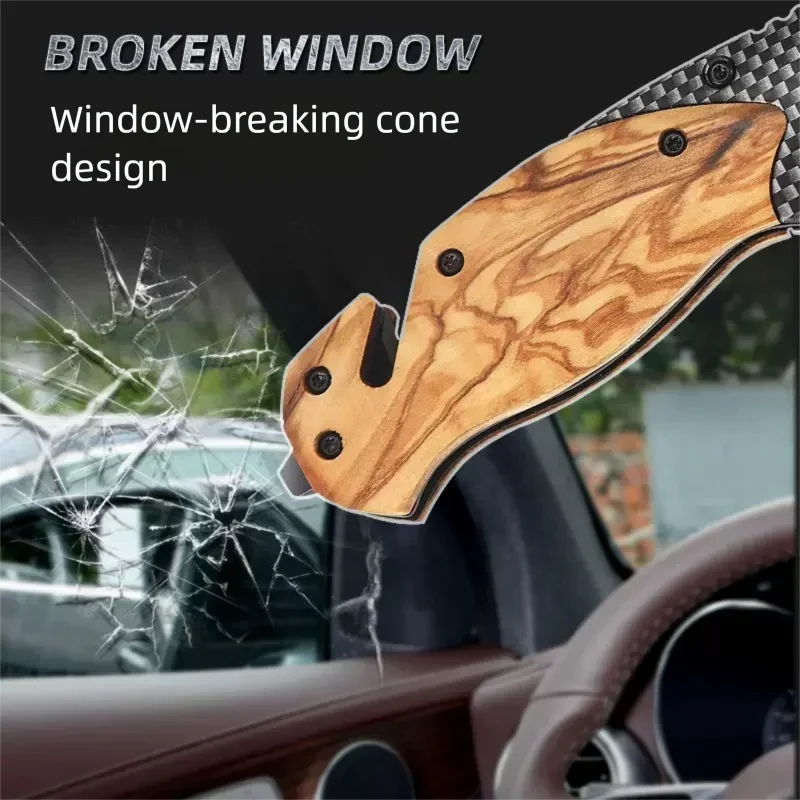 Damascus Pattern Folding Knife - Edc Carry Pocket Knife recension och pris