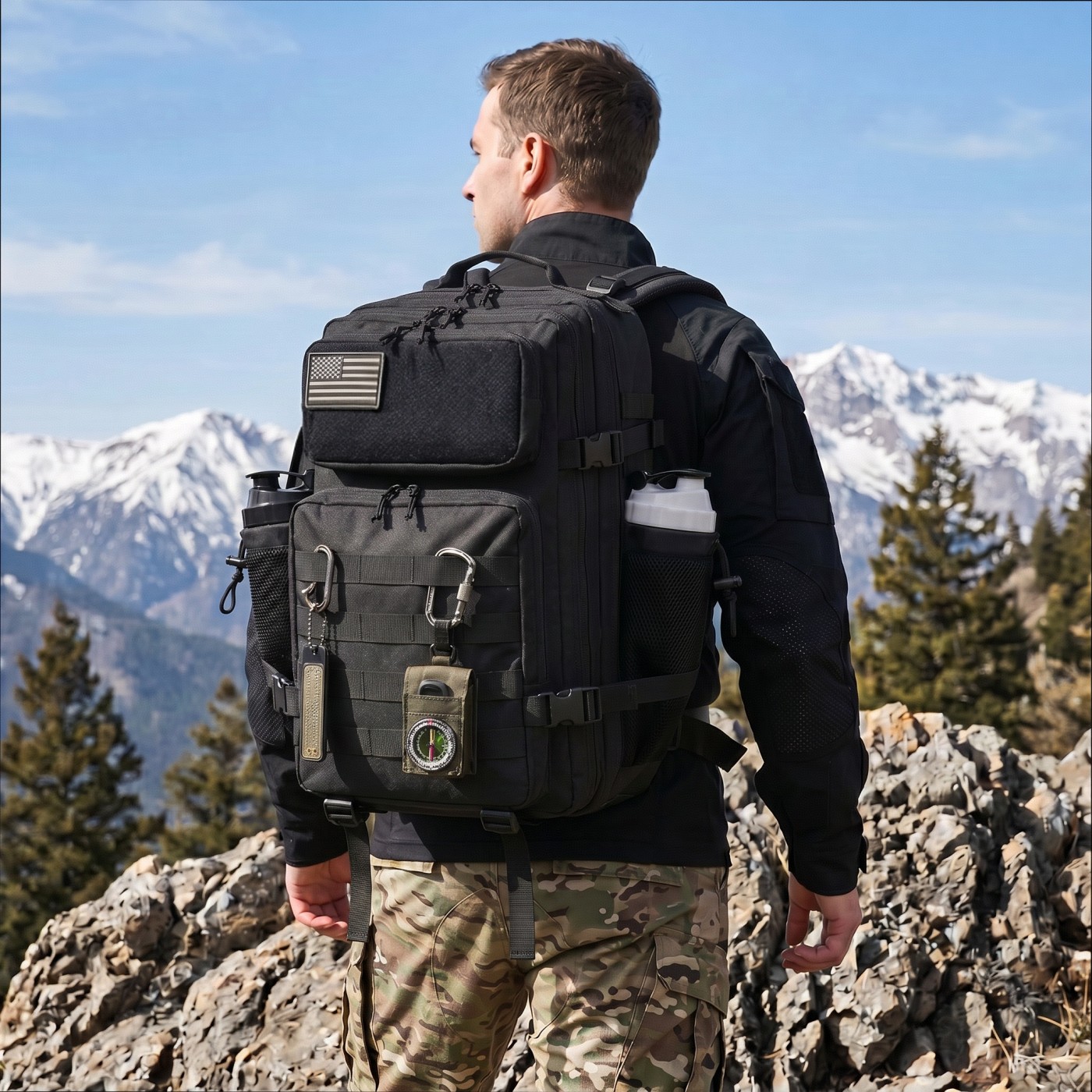 45L Large Capacity Tactical Fi - Edc Concealed Carry Bag recension och pris