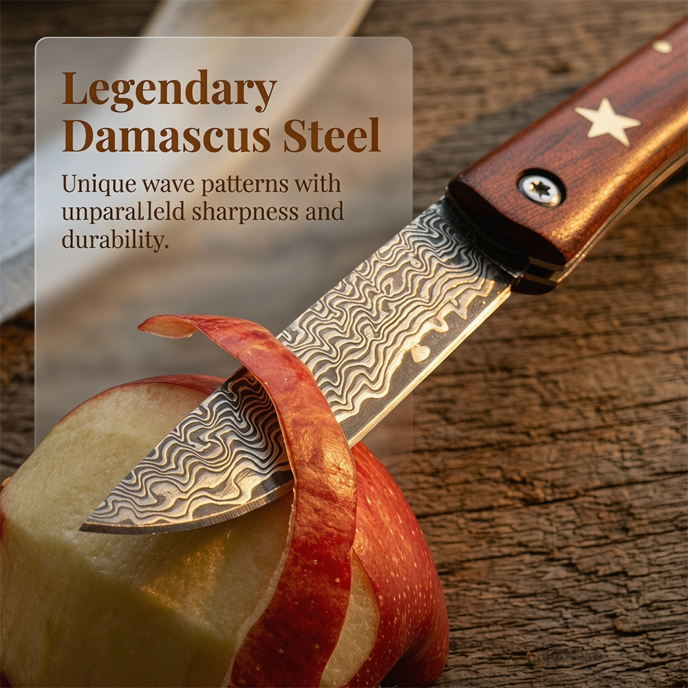 Compact Outdoor Survival Damas - Edc Fixed Blade Deep Carry recension och pris
