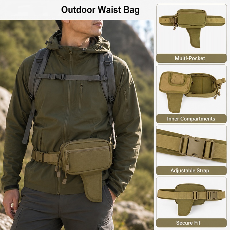 Multifunctional Waist Bag Nylo - Edc Concealed Carry Bag recension och pris
