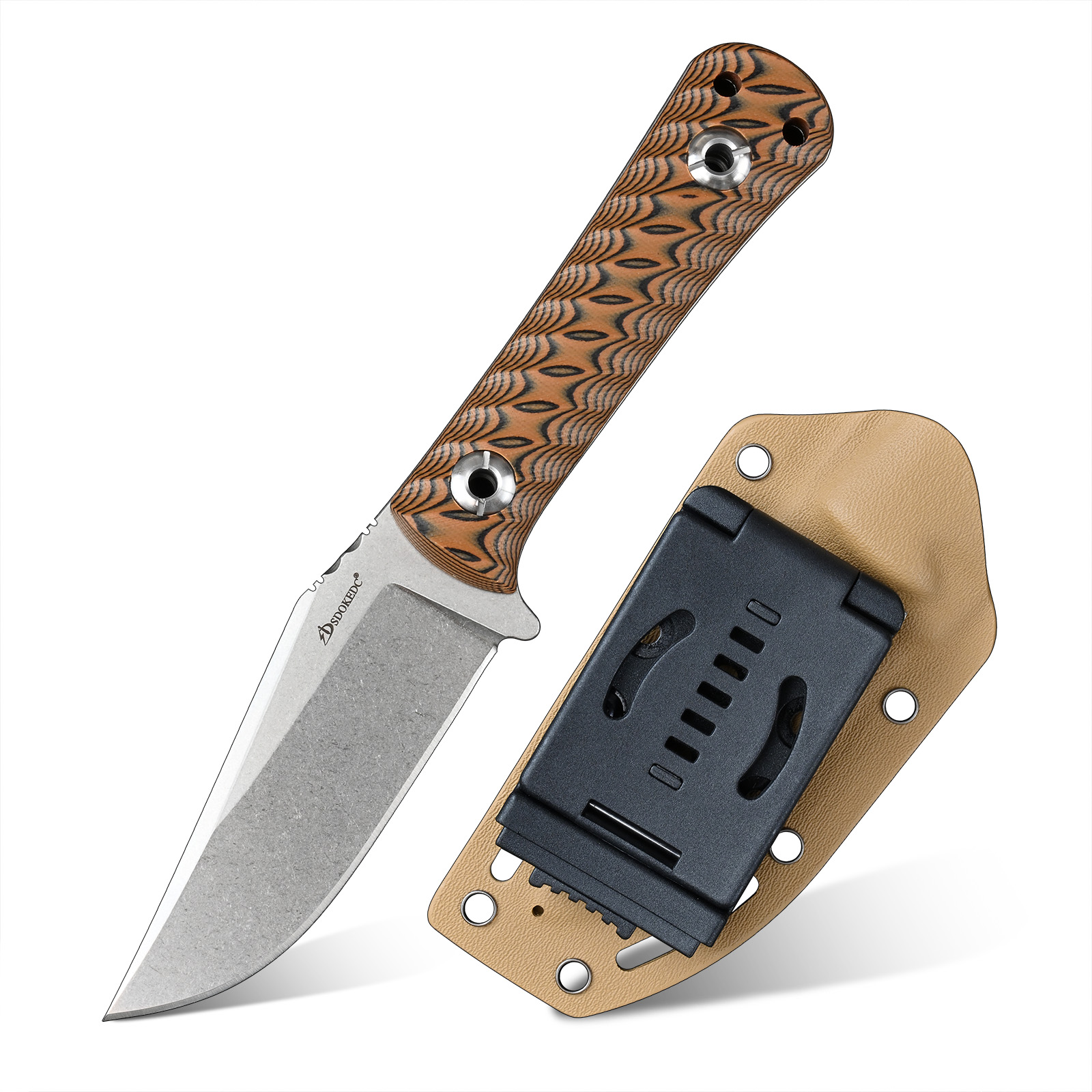 SDOKEDC Portable EDC Carry Cut - Edc Carry Fixed Blade Knife recension och pris