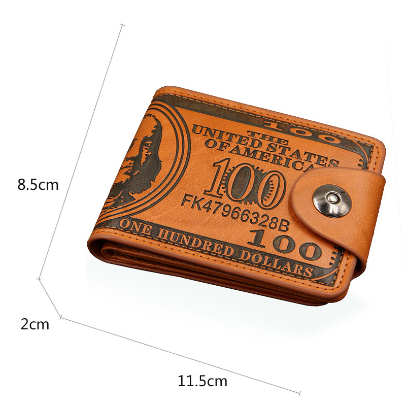 New Simple Short Men Wallets C - Money Clip Magnetic recension och pris